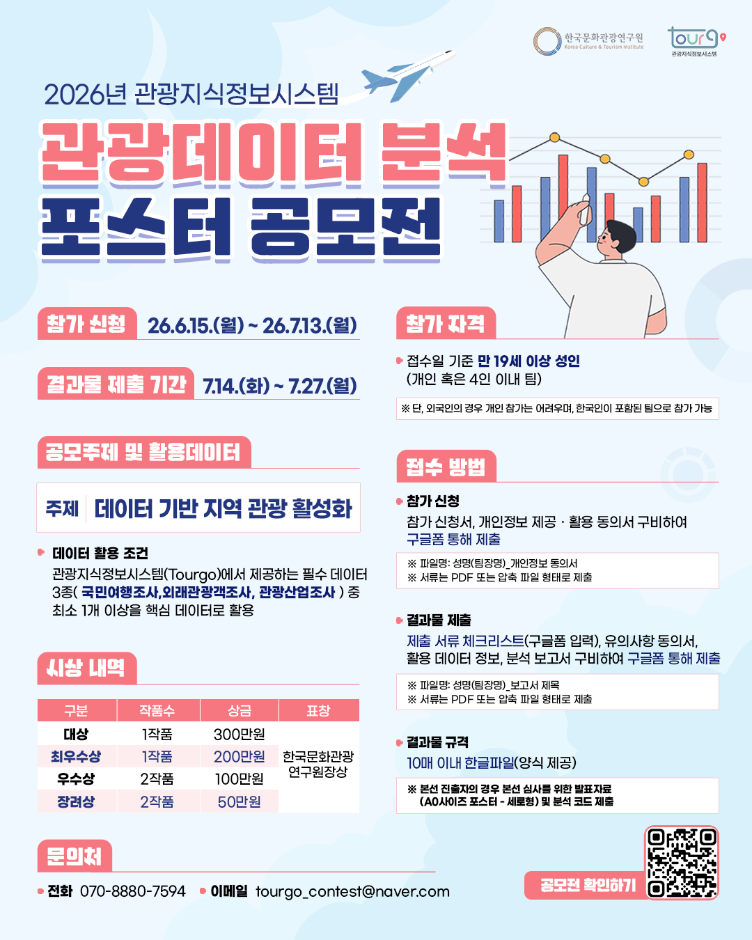 2026 관광지식정보시스템 관광데이터 분석 포스터 공모전 포스터
